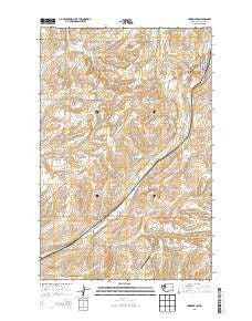 Harrington Washington Current topographic map, 1:24000 scale, 7.5 X 7.5 Minute, Year 2013