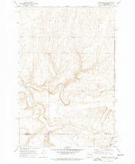 Harrington SE Washington Historical topographic map, 1:24000 scale, 7.5 X 7.5 Minute, Year 1969