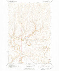 Harrington SE Washington Historical topographic map, 1:24000 scale, 7.5 X 7.5 Minute, Year 1969