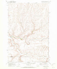 Harrington SE Washington Historical topographic map, 1:24000 scale, 7.5 X 7.5 Minute, Year 1969