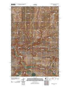 Harrington SE Washington Historical topographic map, 1:24000 scale, 7.5 X 7.5 Minute, Year 2011