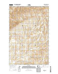 Hartline Washington Current topographic map, 1:24000 scale, 7.5 X 7.5 Minute, Year 2014