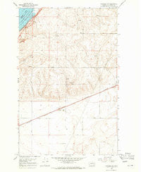 Hartline NW Washington Historical topographic map, 1:24000 scale, 7.5 X 7.5 Minute, Year 1968