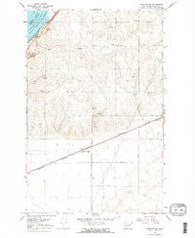 Hartline NW Washington Historical topographic map, 1:24000 scale, 7.5 X 7.5 Minute, Year 1968