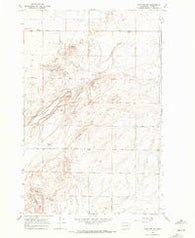 Hartline SW Washington Historical topographic map, 1:24000 scale, 7.5 X 7.5 Minute, Year 1968
