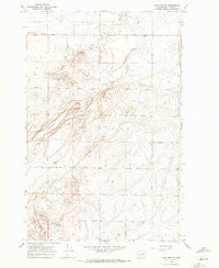 Hartline SW Washington Historical topographic map, 1:24000 scale, 7.5 X 7.5 Minute, Year 1968