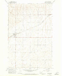 Hartline Washington Historical topographic map, 1:24000 scale, 7.5 X 7.5 Minute, Year 1968