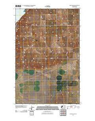 Hartline NW Washington Historical topographic map, 1:24000 scale, 7.5 X 7.5 Minute, Year 2011