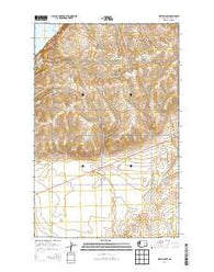 Hartline NW Washington Current topographic map, 1:24000 scale, 7.5 X 7.5 Minute, Year 2014