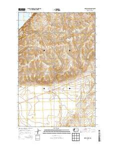 Hartline NW Washington Current topographic map, 1:24000 scale, 7.5 X 7.5 Minute, Year 2014