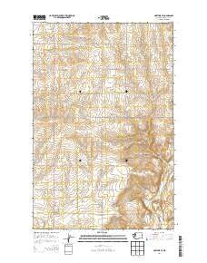 Hartline SE Washington Current topographic map, 1:24000 scale, 7.5 X 7.5 Minute, Year 2014