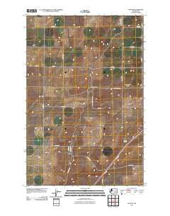Hatton Washington Historical topographic map, 1:24000 scale, 7.5 X 7.5 Minute, Year 2011