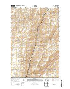 Hatton Washington Current topographic map, 1:24000 scale, 7.5 X 7.5 Minute, Year 2014