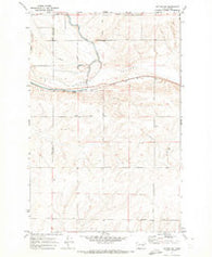 Hatton NW Washington Historical topographic map, 1:24000 scale, 7.5 X 7.5 Minute, Year 1970