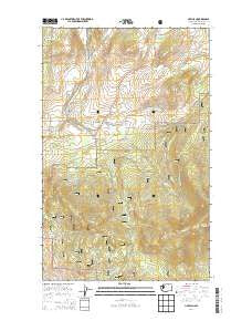 Havillah Washington Current topographic map, 1:24000 scale, 7.5 X 7.5 Minute, Year 2014