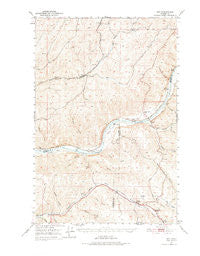 Hay Washington Historical topographic map, 1:62500 scale, 15 X 15 Minute, Year 1950