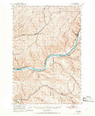 Hay Washington Historical topographic map, 1:62500 scale, 15 X 15 Minute, Year 1950