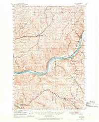 Hay Washington Historical topographic map, 1:62500 scale, 15 X 15 Minute, Year 1950