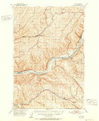 Hay Washington Historical topographic map, 1:62500 scale, 15 X 15 Minute, Year 1952