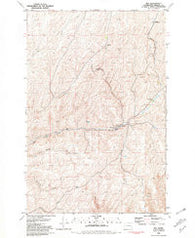 Hay Washington Historical topographic map, 1:24000 scale, 7.5 X 7.5 Minute, Year 1981