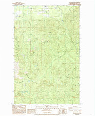 Haystack Mtn Washington Historical topographic map, 1:24000 scale, 7.5 X 7.5 Minute, Year 1985