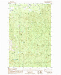 Haystack Mtn Washington Historical topographic map, 1:24000 scale, 7.5 X 7.5 Minute, Year 1985