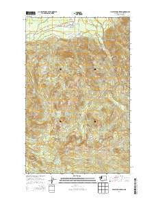 Haystack Mountain Washington Current topographic map, 1:24000 scale, 7.5 X 7.5 Minute, Year 2014