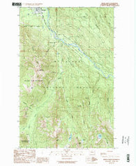 Helena Ridge Washington Historical topographic map, 1:24000 scale, 7.5 X 7.5 Minute, Year 1989