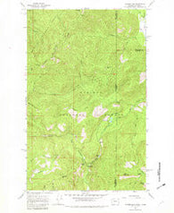 Helmer Mtn Washington Historical topographic map, 1:24000 scale, 7.5 X 7.5 Minute, Year 1967