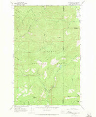 Helmer Mtn Washington Historical topographic map, 1:24000 scale, 7.5 X 7.5 Minute, Year 1967