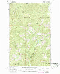 Helmer Mtn Washington Historical topographic map, 1:24000 scale, 7.5 X 7.5 Minute, Year 1967