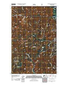 Helmer Mountain Washington Historical topographic map, 1:24000 scale, 7.5 X 7.5 Minute, Year 2011