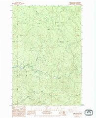 Hemlock Pass Washington Historical topographic map, 1:24000 scale, 7.5 X 7.5 Minute, Year 1984