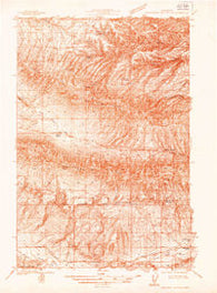 Hog Ranch Buttes Washington Historical topographic map, 1:48000 scale, 15 X 15 Minute, Year 1936