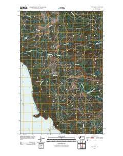 Hoh Head Washington Historical topographic map, 1:24000 scale, 7.5 X 7.5 Minute, Year 2011