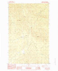 Hoko Falls Washington Historical topographic map, 1:24000 scale, 7.5 X 7.5 Minute, Year 1984