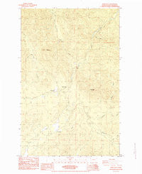 Hoko Falls Washington Historical topographic map, 1:24000 scale, 7.5 X 7.5 Minute, Year 1984