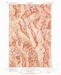 Holden Washington Historical topographic map, 1:62500 scale, 15 X 15 Minute, Year 1944