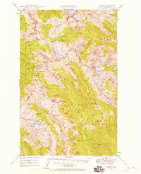 Holden Washington Historical topographic map, 1:62500 scale, 15 X 15 Minute, Year 1944