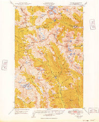 Holden Washington Historical topographic map, 1:62500 scale, 15 X 15 Minute, Year 1949