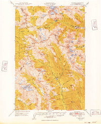 Holden Washington Historical topographic map, 1:62500 scale, 15 X 15 Minute, Year 1949