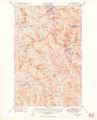Holden Washington Historical topographic map, 1:62500 scale, 15 X 15 Minute, Year 1949