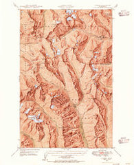 Holden Washington Historical topographic map, 1:62500 scale, 15 X 15 Minute, Year 1944