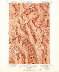 Holden Washington Historical topographic map, 1:62500 scale, 15 X 15 Minute, Year 1949