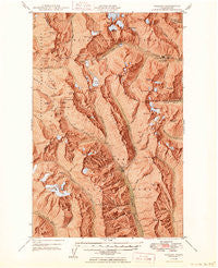 Holden Washington Historical topographic map, 1:62500 scale, 15 X 15 Minute, Year 1949