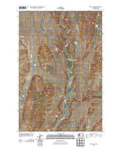 Honn Lakes Washington Historical topographic map, 1:24000 scale, 7.5 X 7.5 Minute, Year 2011