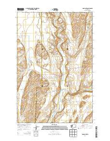Honn Lakes Washington Current topographic map, 1:24000 scale, 7.5 X 7.5 Minute, Year 2013