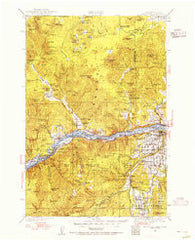 Hood River Oregon Historical topographic map, 1:125000 scale, 30 X 30 Minute, Year 1926