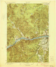 Hood River Oregon Historical topographic map, 1:125000 scale, 30 X 30 Minute, Year 1929