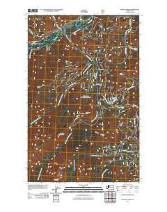 Hoodoo Peak Washington Historical topographic map, 1:24000 scale, 7.5 X 7.5 Minute, Year 2011